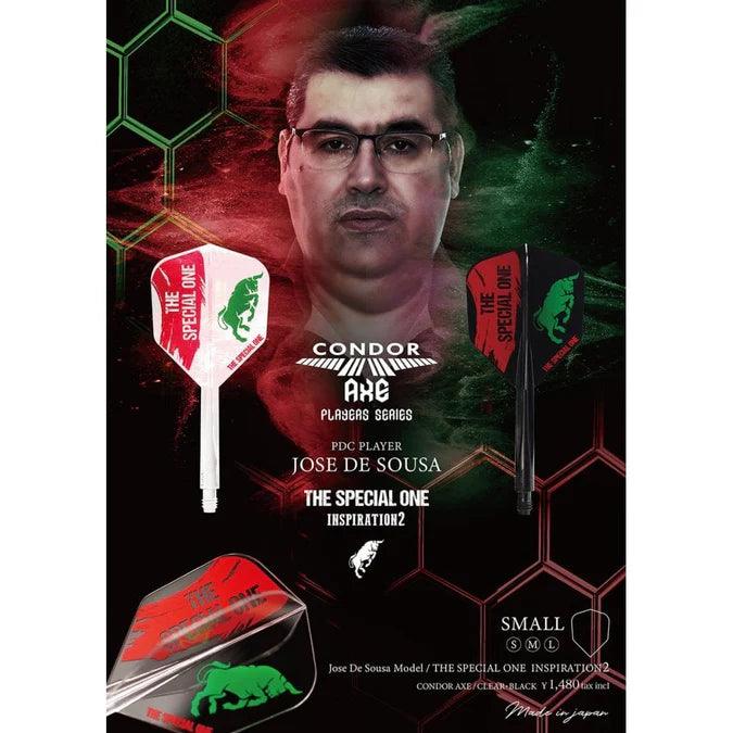 Condor - Axe Special One2 - Průhledná - No6 - Jednodílný Násadky/Letky Na Šípky - Direct Darts - 8