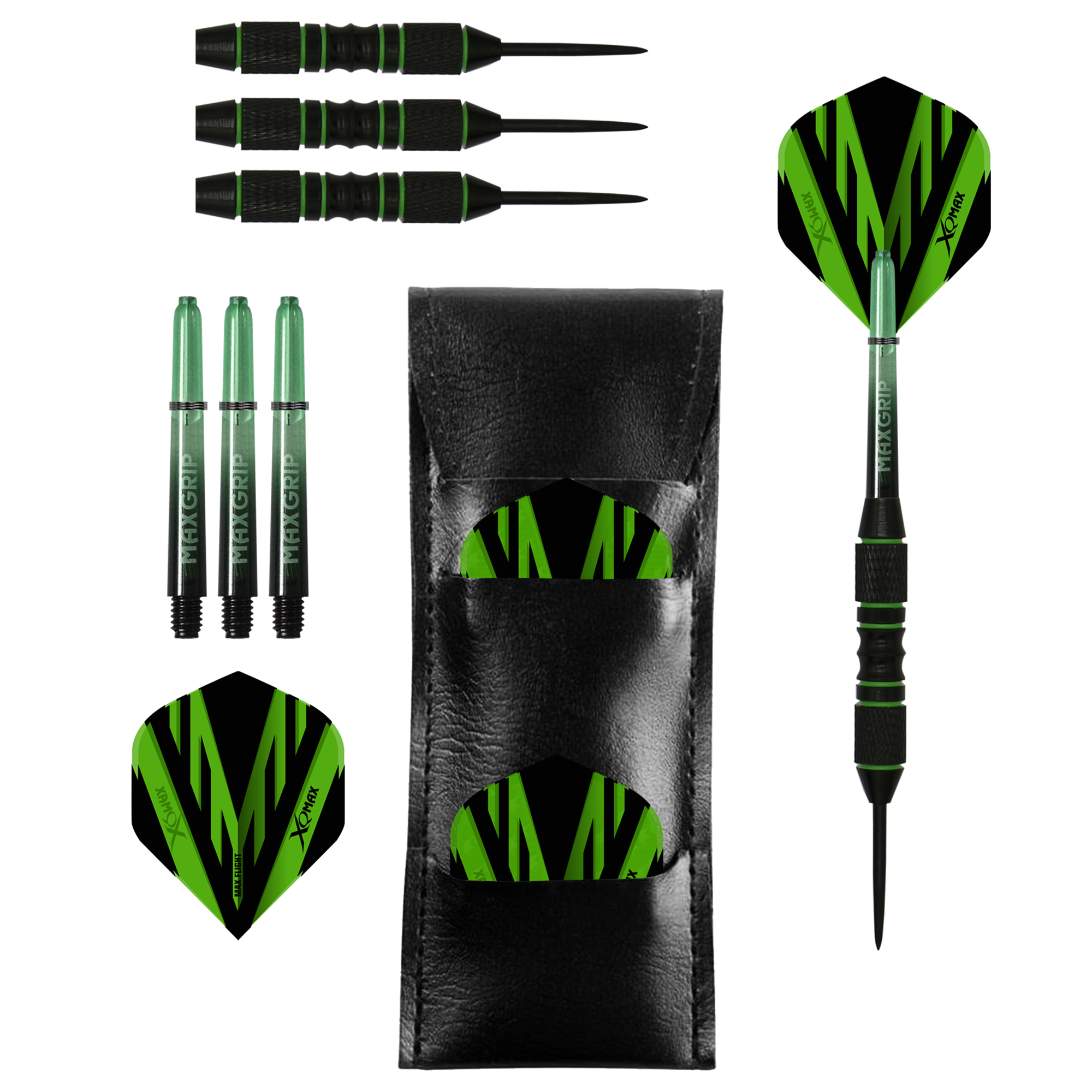 Xqmax - Čierny Povlak - Steel Šípky - Direct Darts - 1