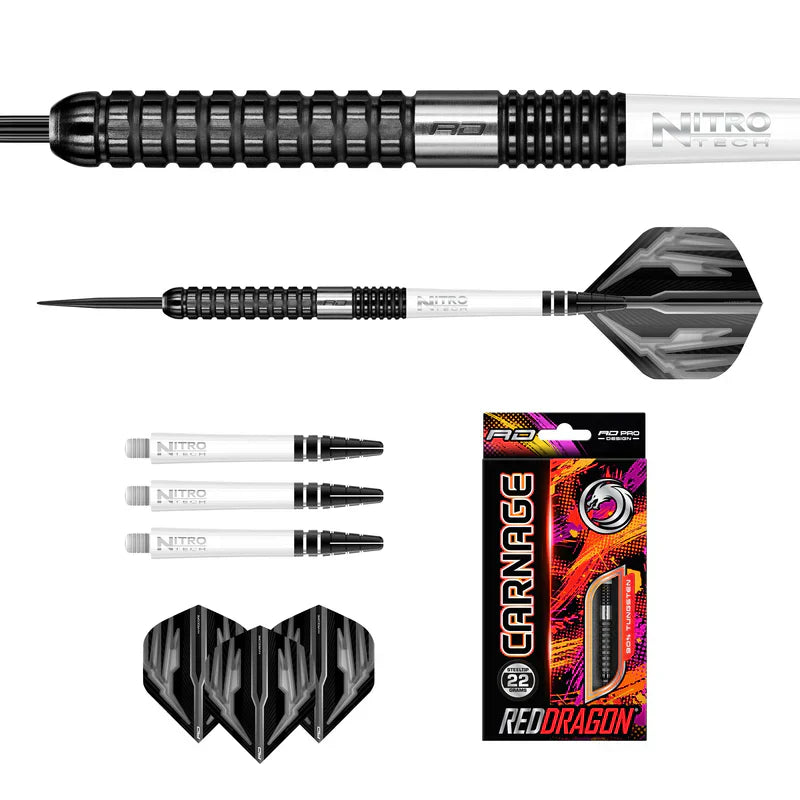 Red Dragon - Carnage 2 - Steel Šípky - Direct Darts - 5