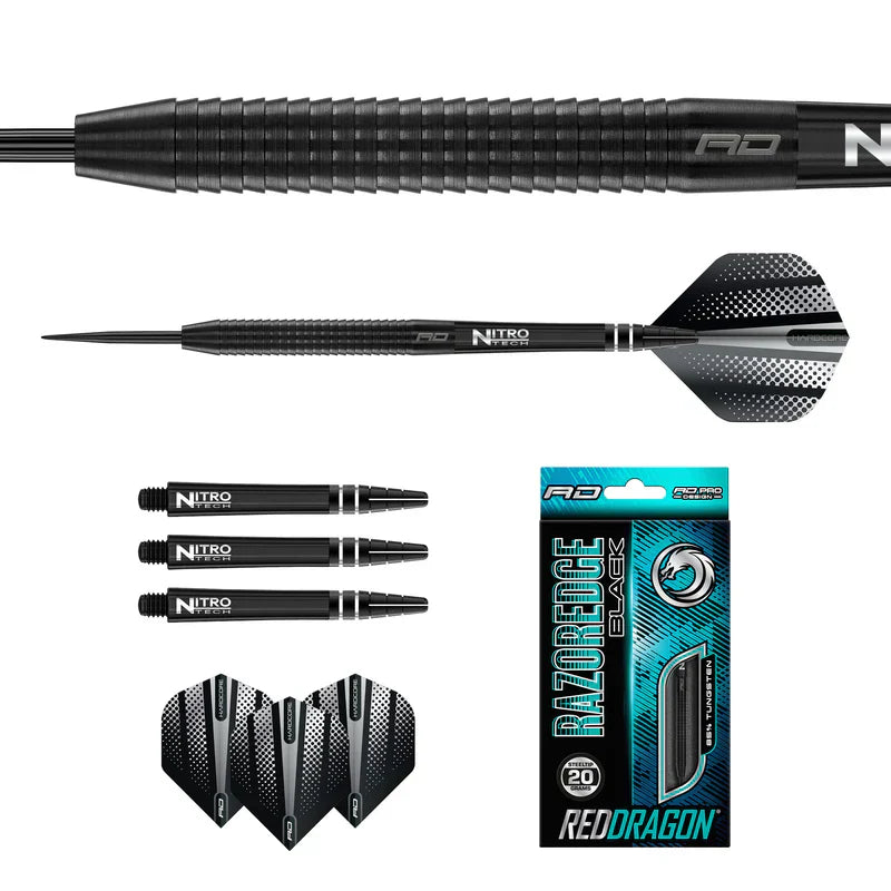 Red Dragon - Razor Edge Černá - Steel Šípky - Direct Darts - 5