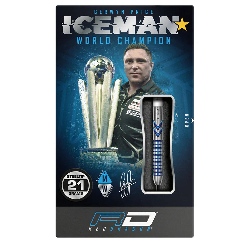 Red Dragon - Gerwyn Price Iceman Contour - Steel Šípky - Direct Darts - 4