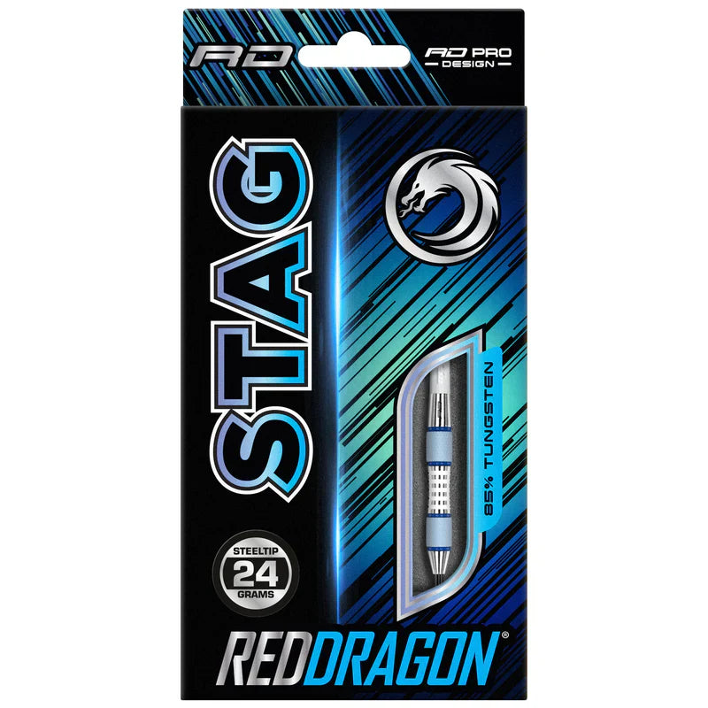 Red Dragon - Stag Šedá 4 - Steel Šípky - Direct Darts - 4