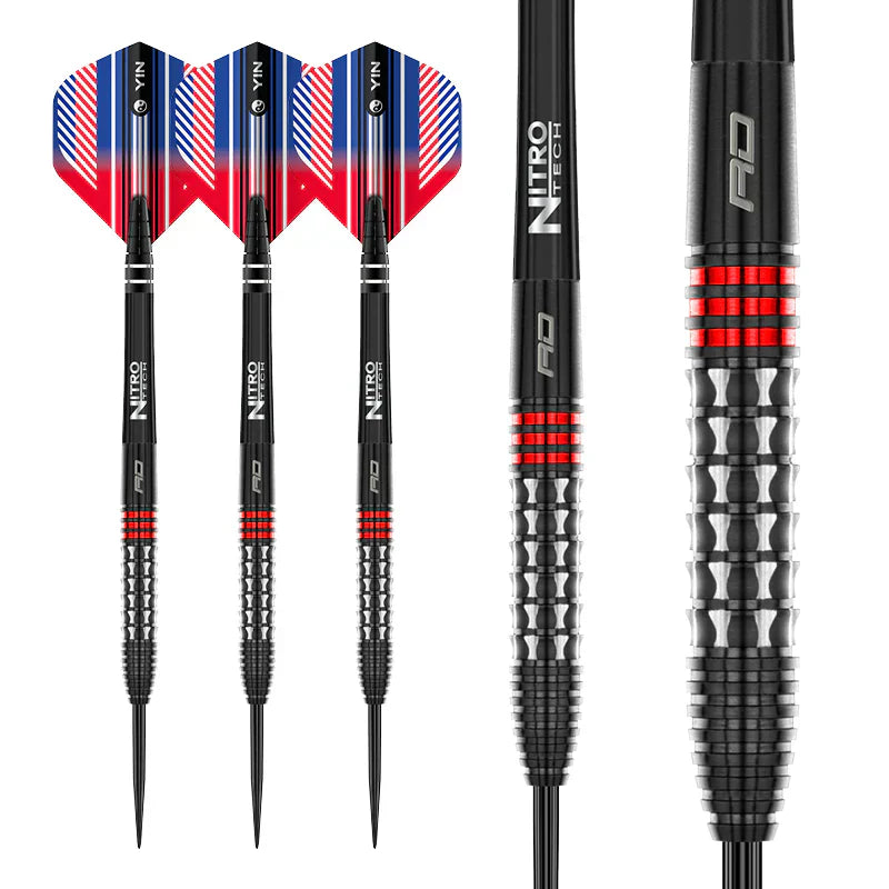 Red Dragon - Vengeance Red - Steel Šípky - Direct Darts - 6