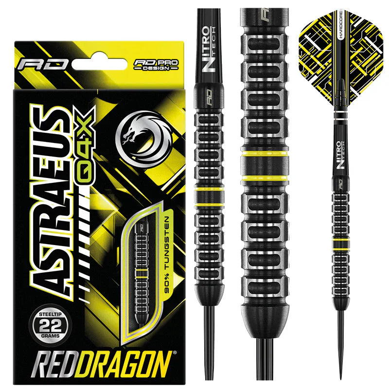 Red Dragon - Astraeus Q4X Parallel - Steel Šípky - Direct Darts - 2