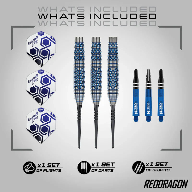 Red Dragon - Luke Humphries Tx5 - 90% - Steel Šípky - Direct Darts - 5