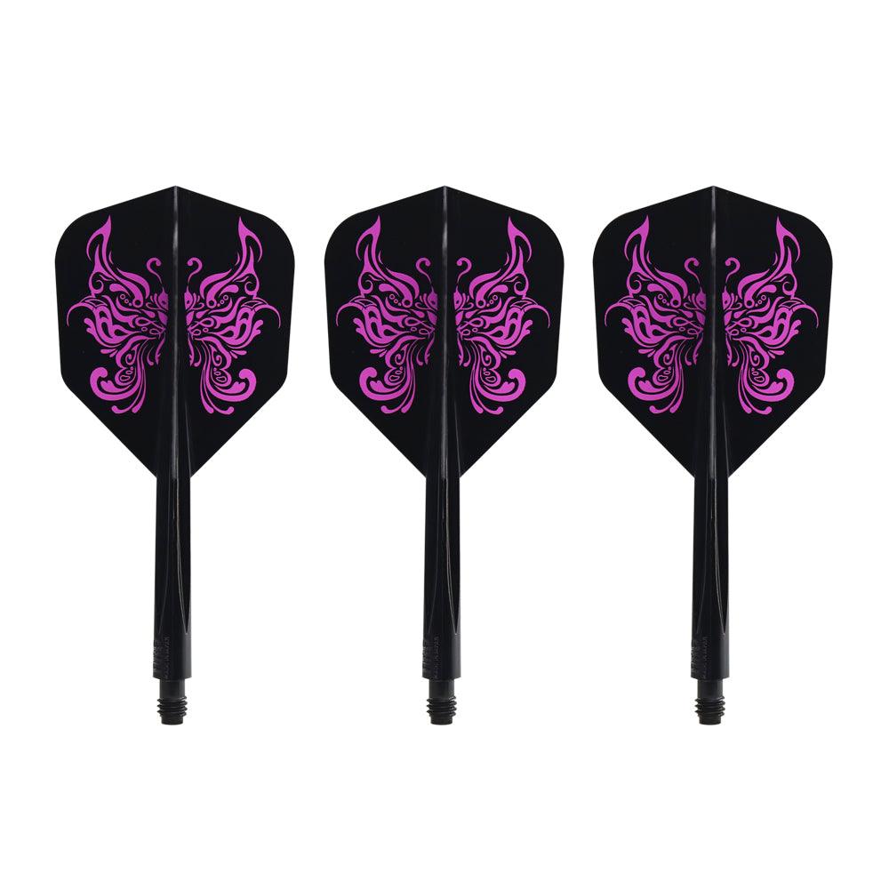 Condor - Axe Tribal Butterfly - Černá - No6 - Jednodílný Násadky/Letky Na Šípky - Direct Darts - 1