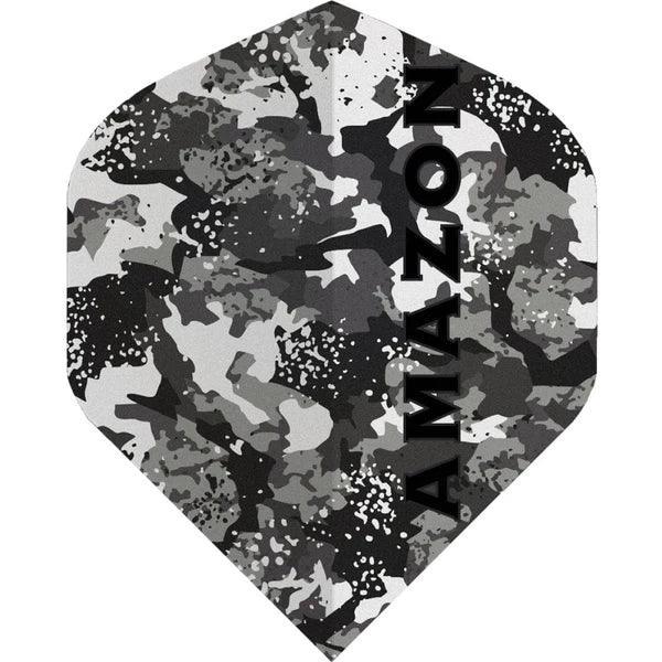 Amazon - Camo No2 Šedá - 100 Mikron - Letky Na Šípky - Direct Darts - 1