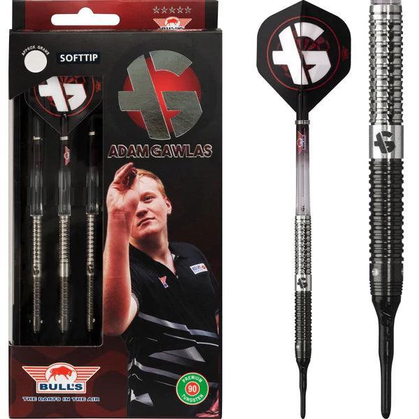 Bulls - Adam Gawlas 90% - Černá&Strieborná - Soft Šipky - Direct Darts - 1