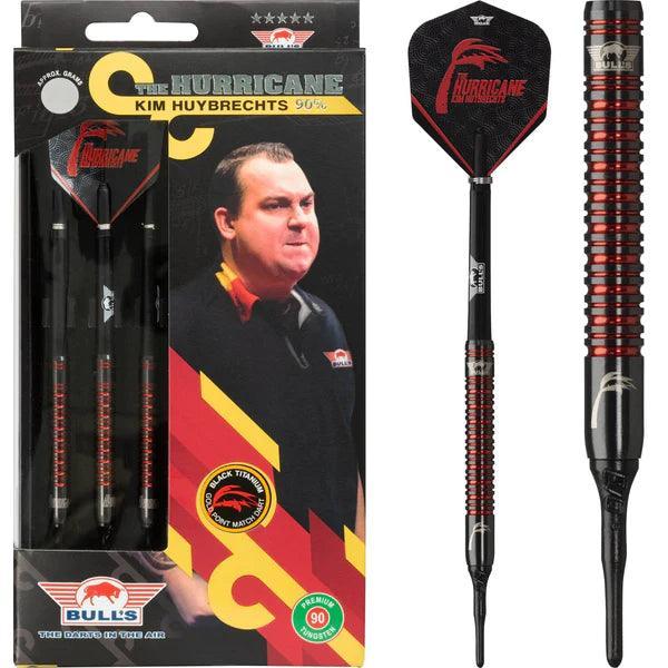 Bulls - Kim Huybrechts - Black - The Hurricane 90% - Soft Šipky - Direct Darts - 1