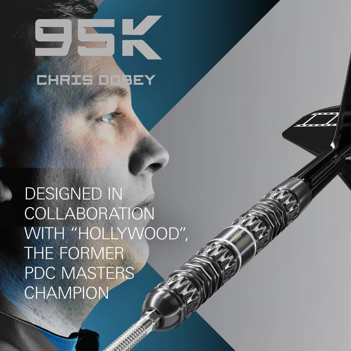Target - Chris Dobey 95K - 95% - Steel Šípky - Direct Darts - 2