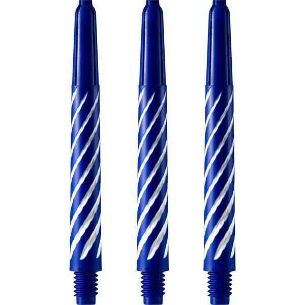 Designa - Spiroline Nylon Modrá & Bílá - Násadky Na Šípky - Direct Darts - 2