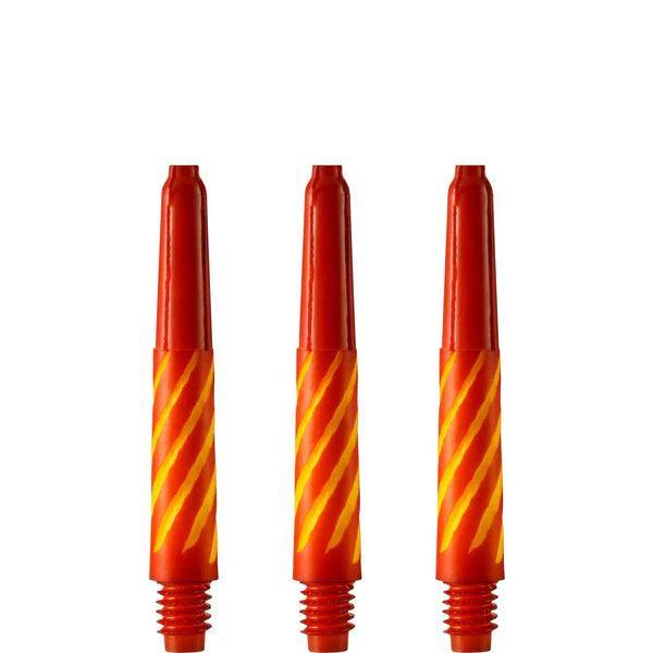Designa - Spiroline Nylon Červená & Žlutá - Násadky Na Šípky - Direct Darts - 3