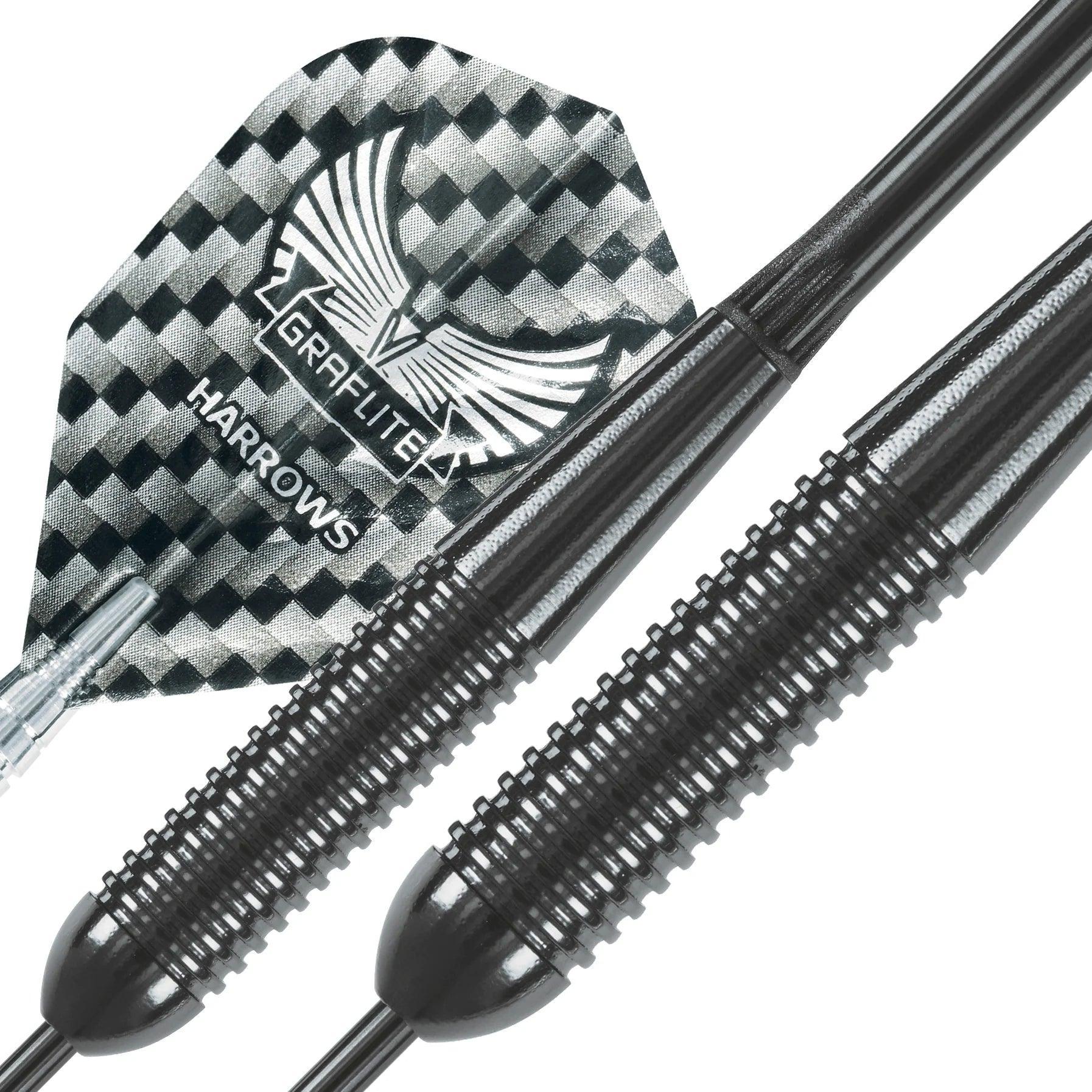 Harrows - Black Arrow 19 G - Steel Šípky - Direct Darts - 3