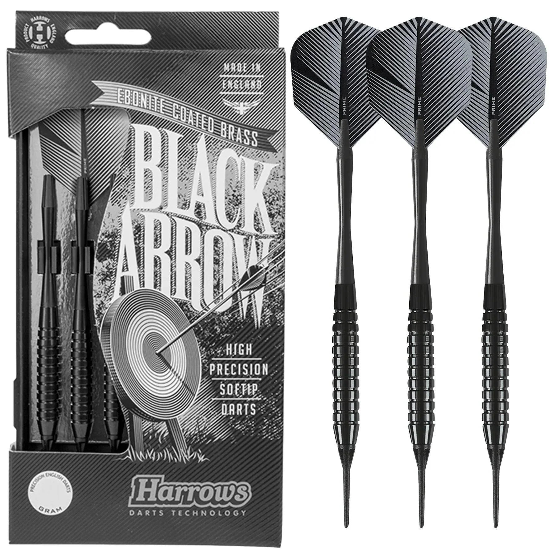 Harrows - Black Arrow Style 1 - Soft Šipky - Direct Darts - 2