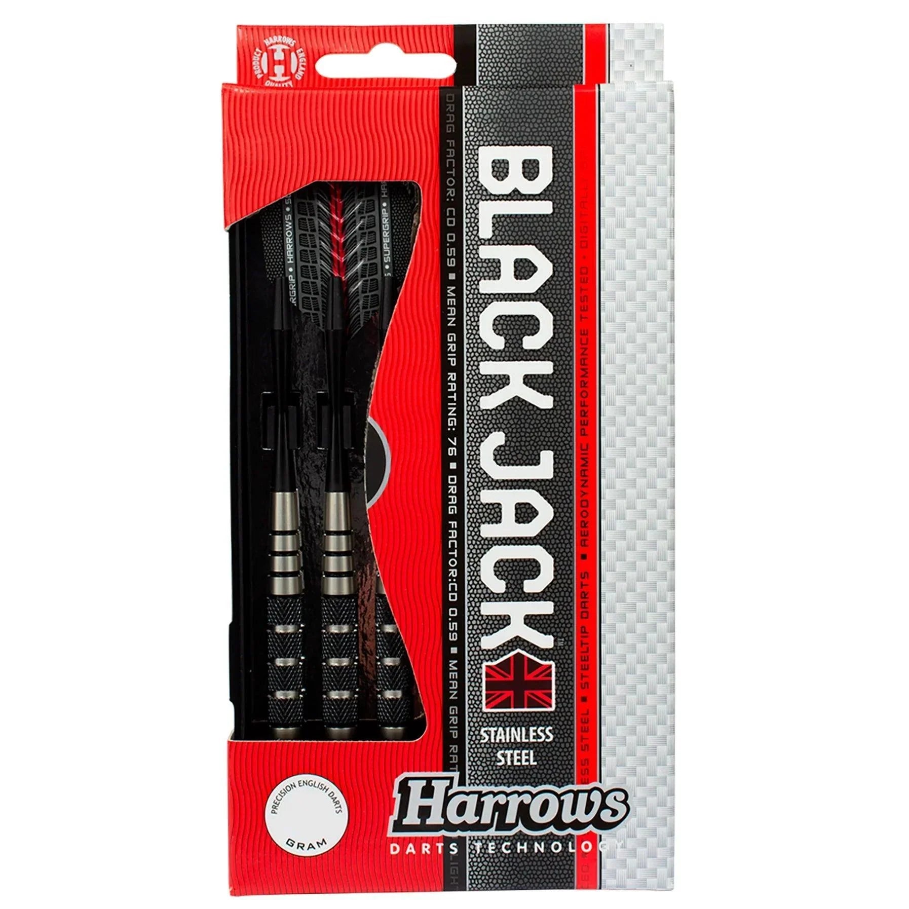 Harrows - Black Jack - Steel Šípky - Direct Darts - 5