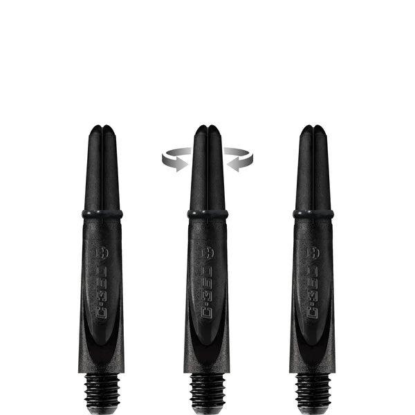 Harrows - Carbon 360 Černá - Násadky Na Šípky - Direct Darts - 4