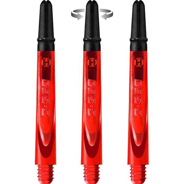 Harrows - Carbon 360 Červená - Násadky Na Šípky - Direct Darts - 2