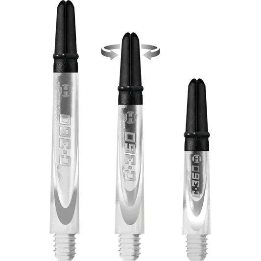 Harrows - Carbon 360 Průhledná - Násadky Na Šípky - Direct Darts - 1