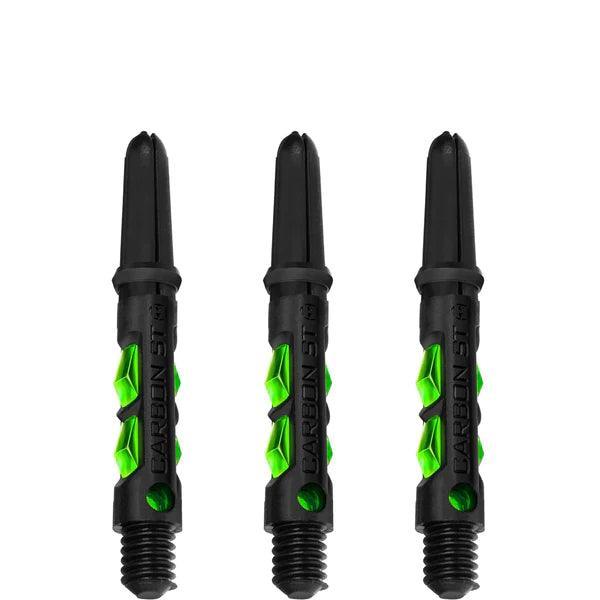 Harrows - Carbon St Zelená - Násadky Na Šípky - Direct Darts - 4