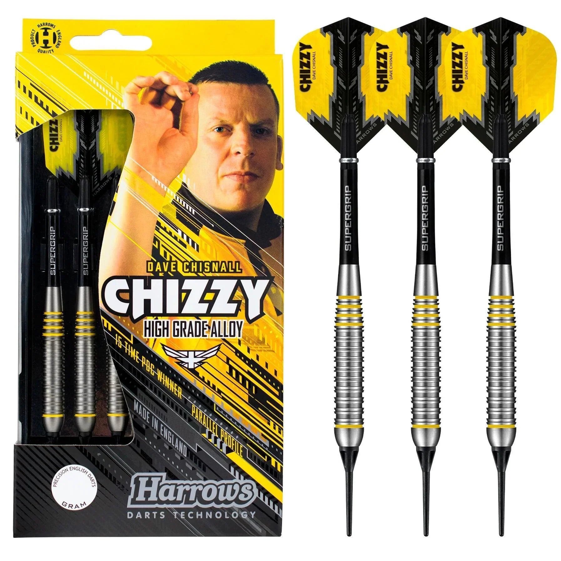 Harrows - Chizzy Sada Vysoko Kvalitná Zliatina A Soft Šípok - Direct Darts - 2