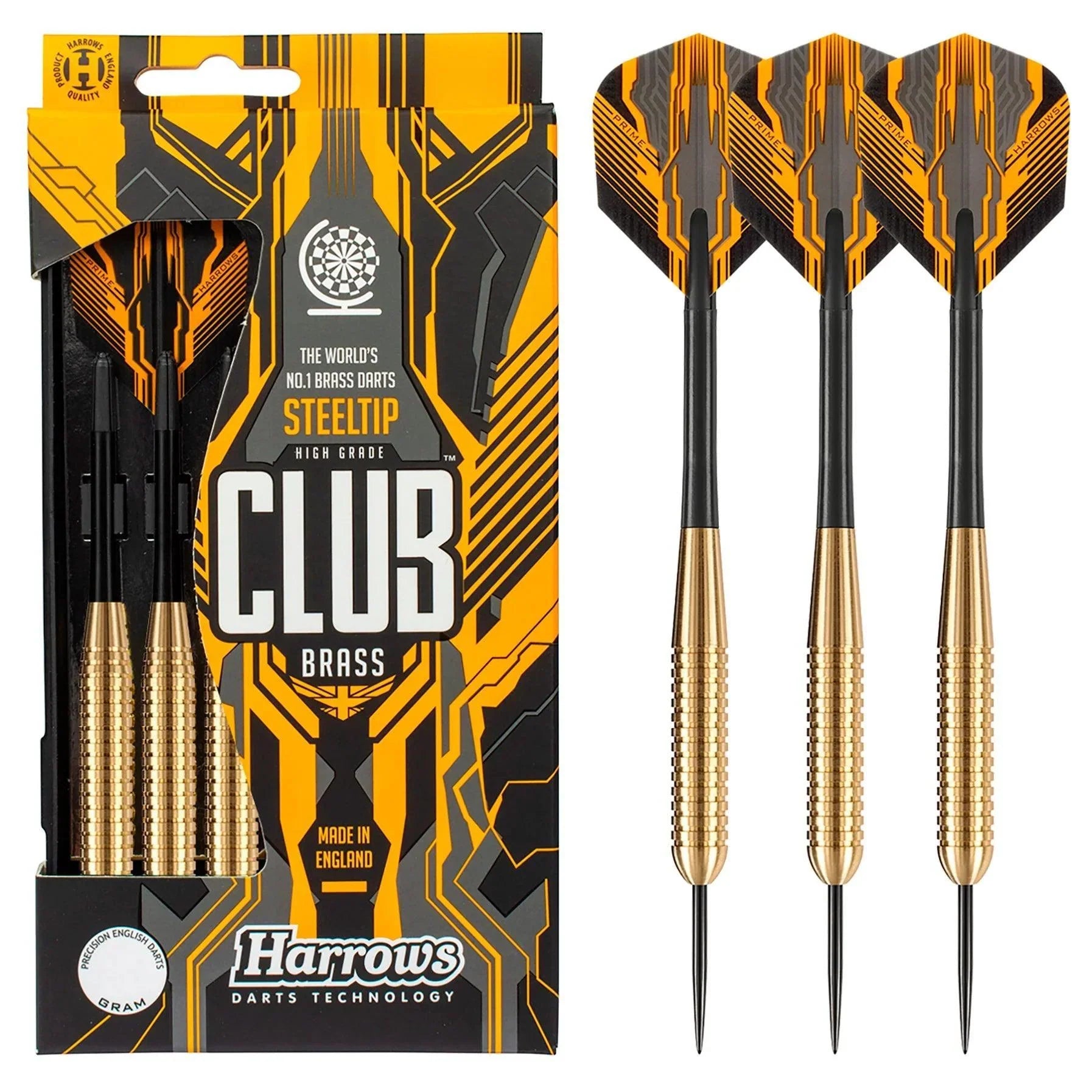 Harrows - Club Brass 21Gr - Steel Šípky - Direct Darts - 2