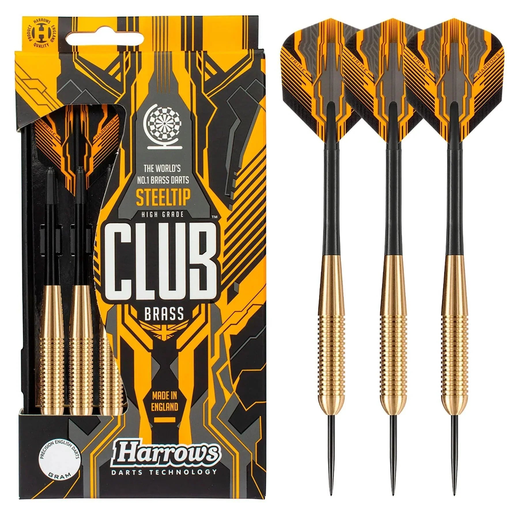 Harrows - Club Brass 24Gr - Steel Šípky - Direct Darts - 2