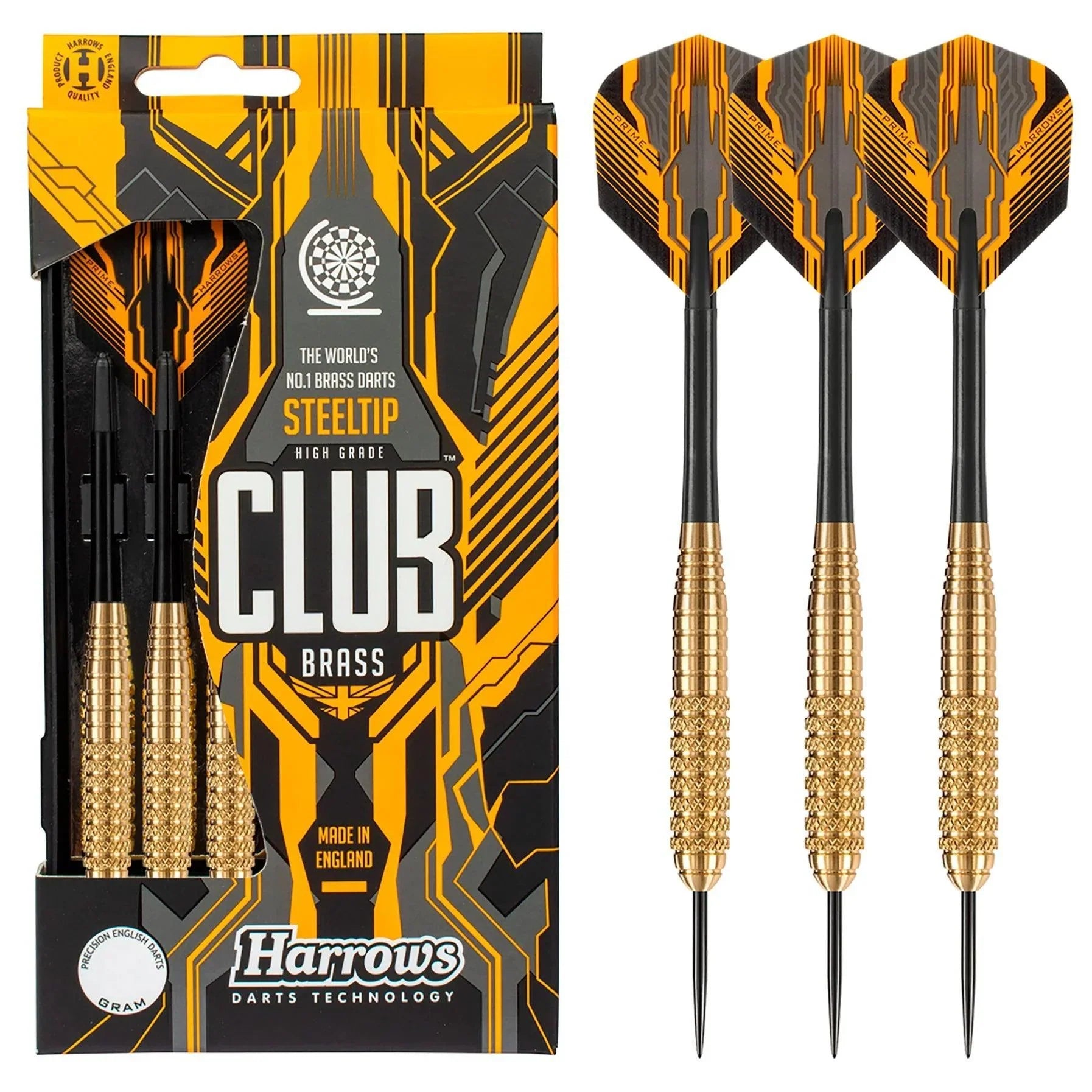 Harrows - Club Brass 25Gk - Steel Šípky - Direct Darts - 2