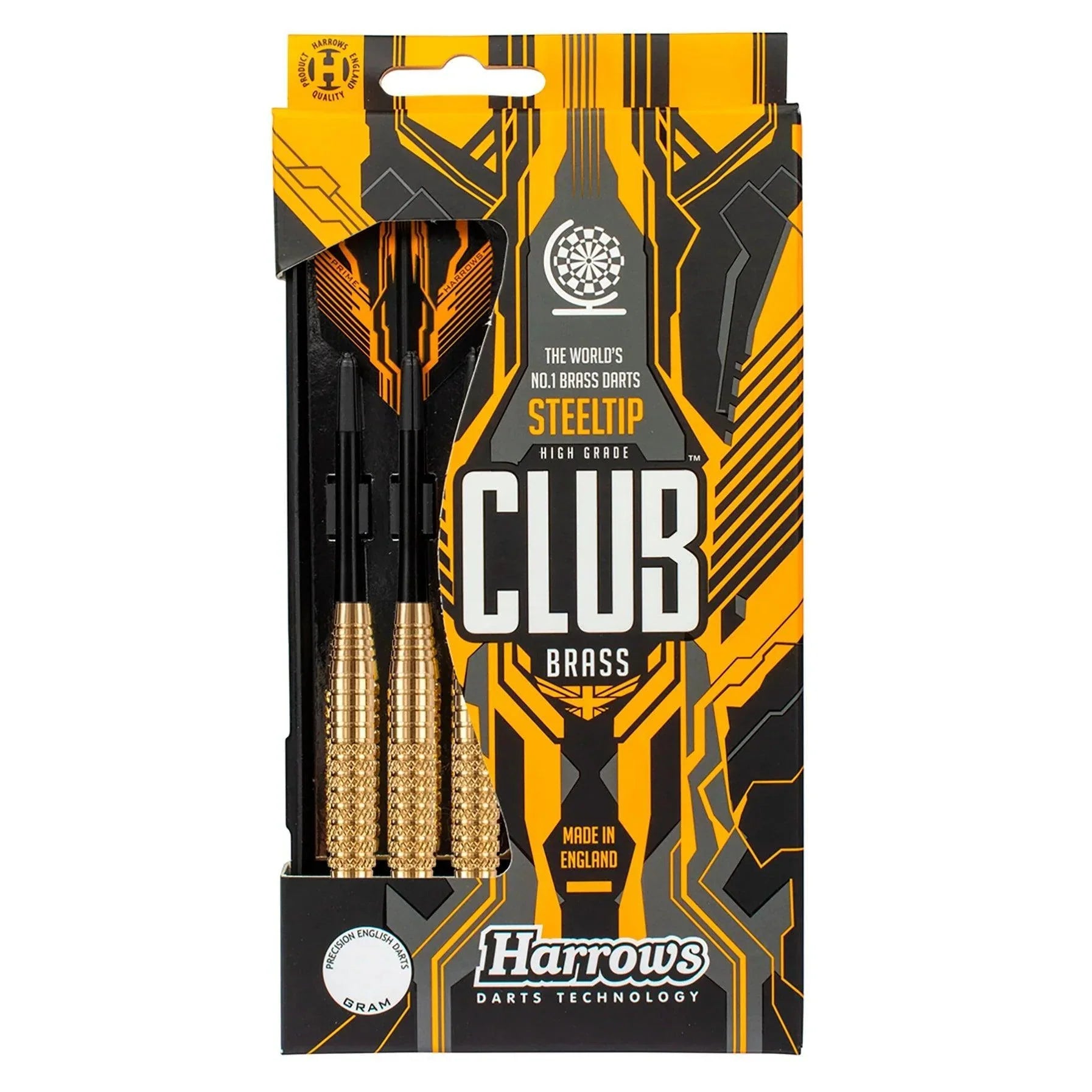 Harrows - Club Brass 25Gk - Steel Šípky - Direct Darts - 5