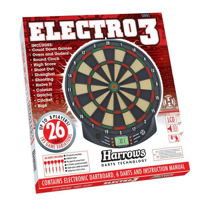 Harrows - Electro 3 - Soft Sisalový Terč Na Šípky - Direct Darts - 3