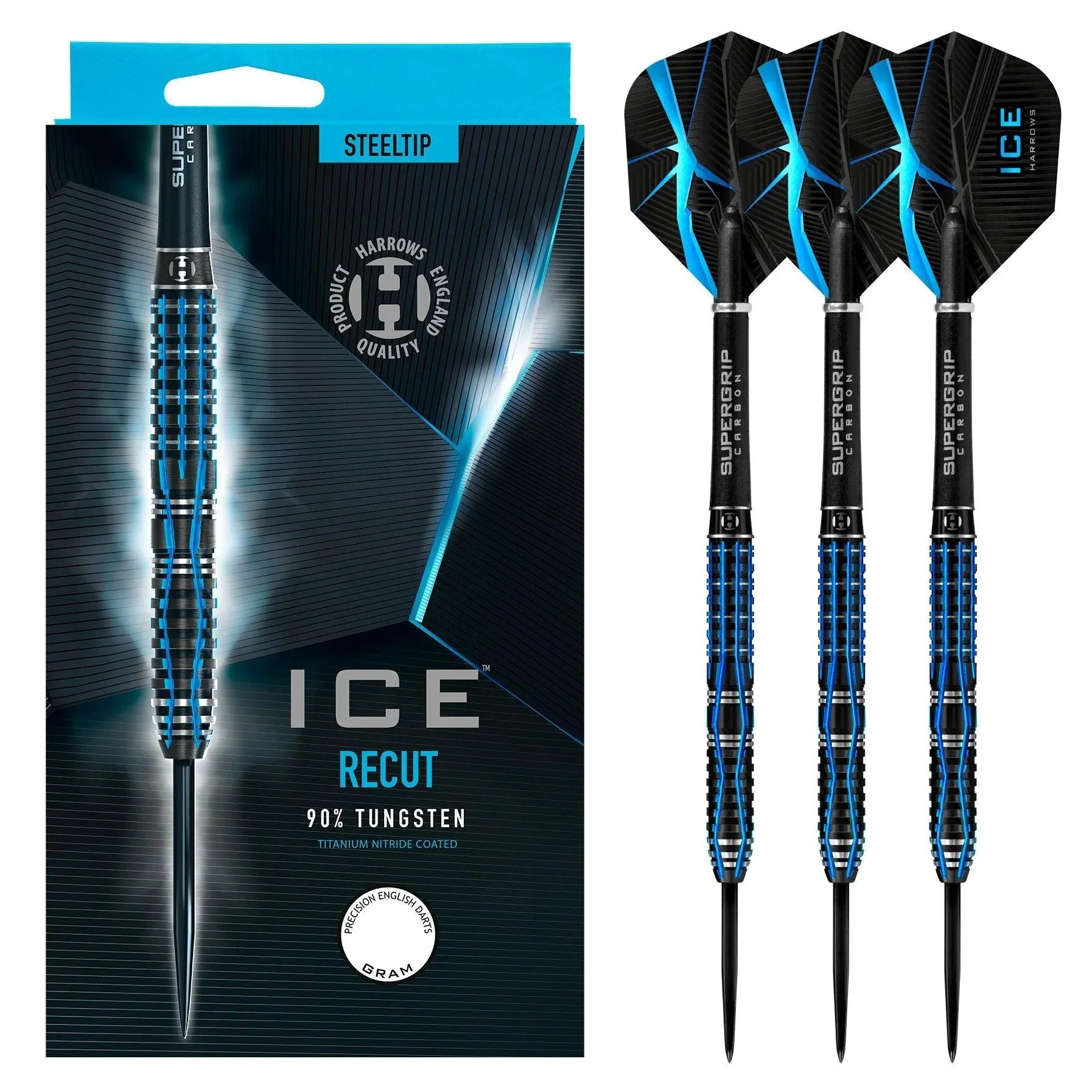 Harrows - Ice Recut 90% - Steel Šípky - Direct Darts - 2