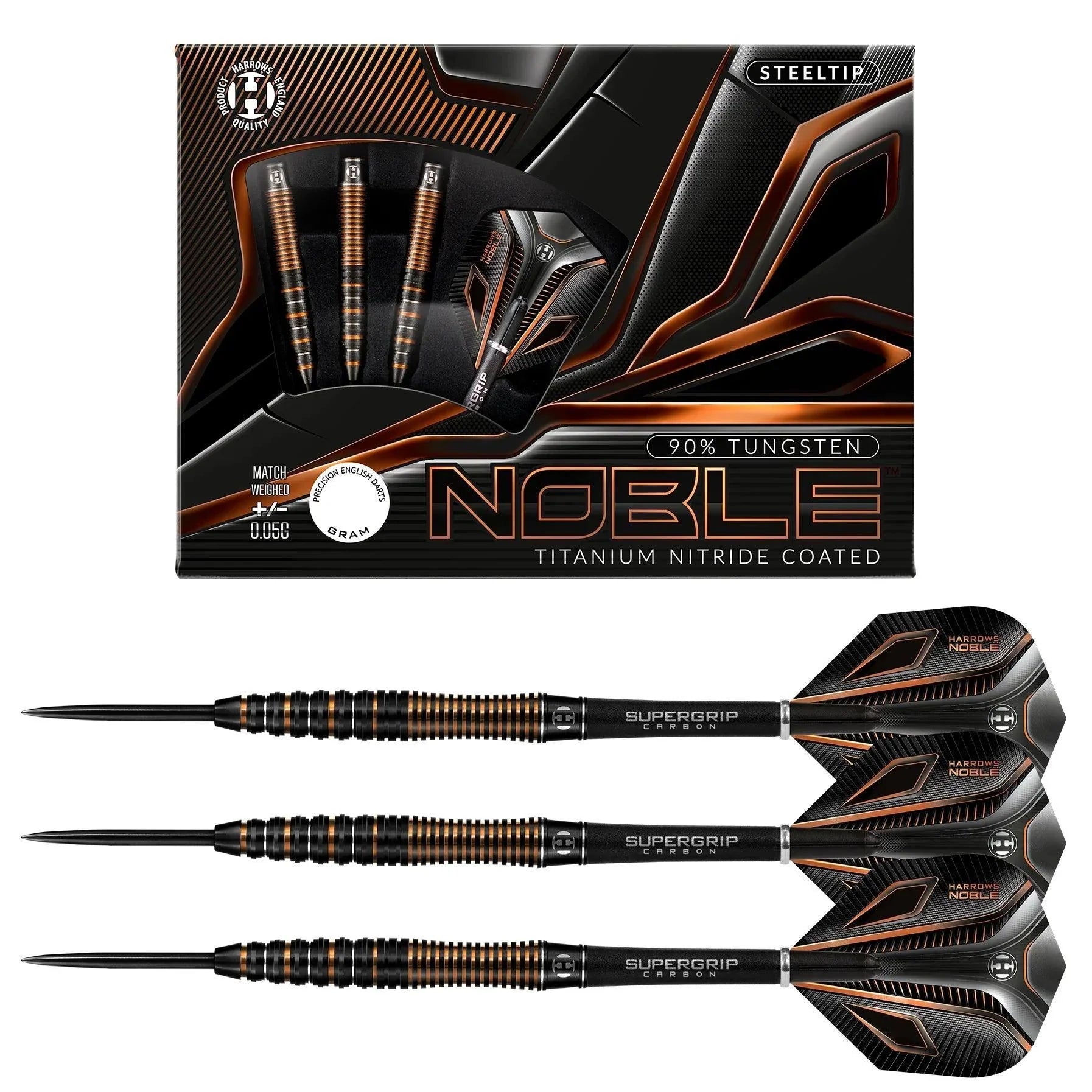 Harrows - Noble 90% - Steel Šípky - Direct Darts - 2