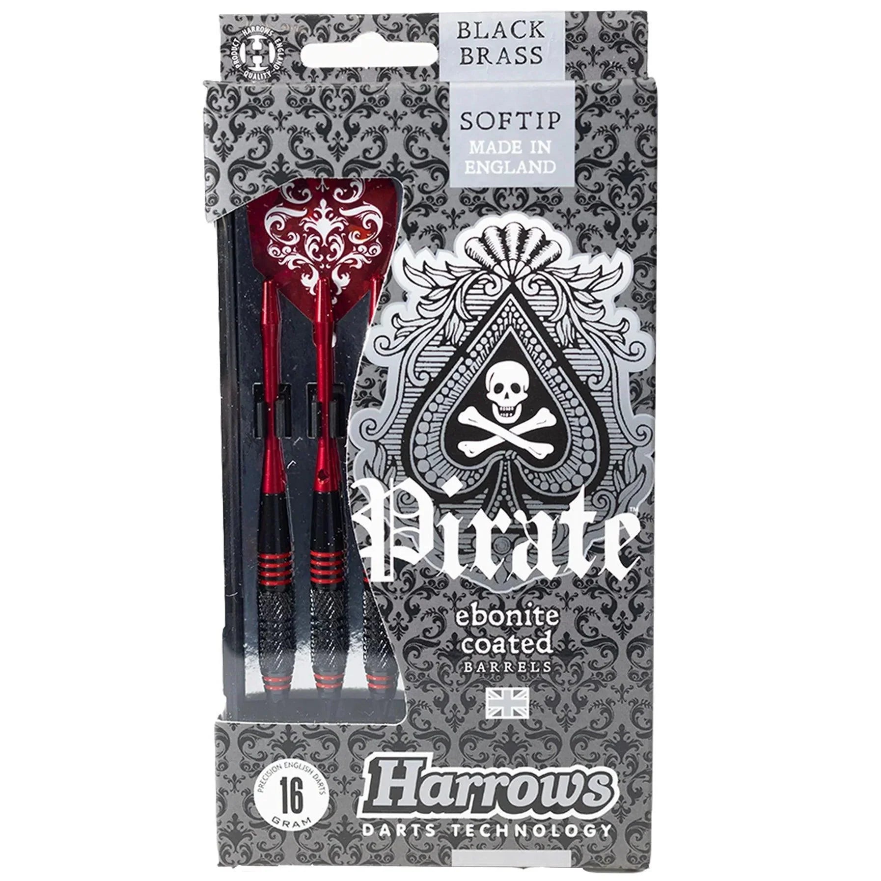 Harrows - Pirate Červená - Soft Šipky - Direct Darts - 5