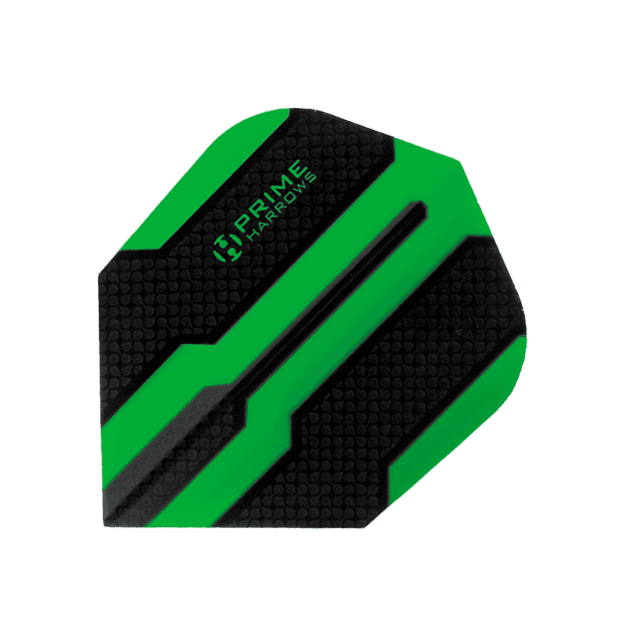 Harrows - Prime Dual Zone Zelená - 100 Mikron - Letky Na Šípky - Direct Darts - 1