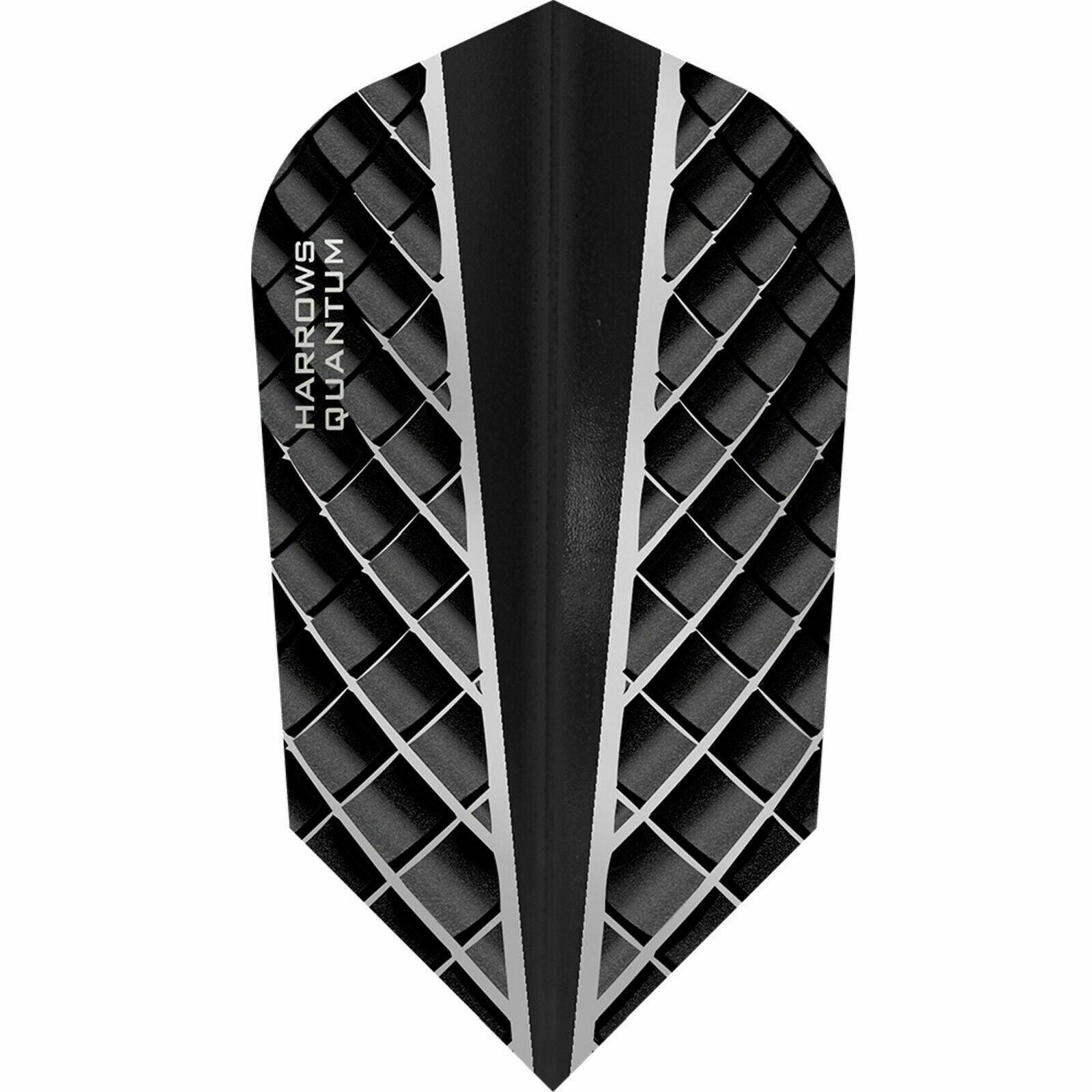 Harrows - Quantum 3D Effect - Černá - Slim - 100 Mikron - Letky Na Šípky - Direct Darts - 1