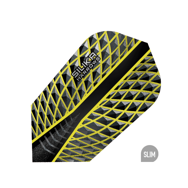 Harrows - Silika Slim Žlutá - 100 Mikron - Letky Na Šípky - Direct Darts - 1