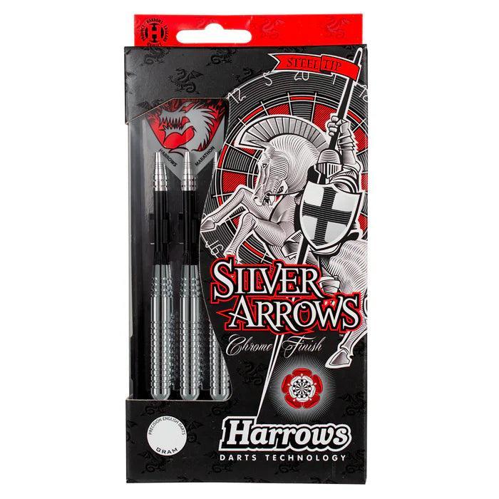 Harrows - Silver Arrows Ringed - Steel Šípky - Direct Darts - 6