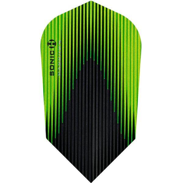 Harrows - Sonic X - Zelená - Slim - 100 Mikron - Letky Na Šípky - Direct Darts - 1