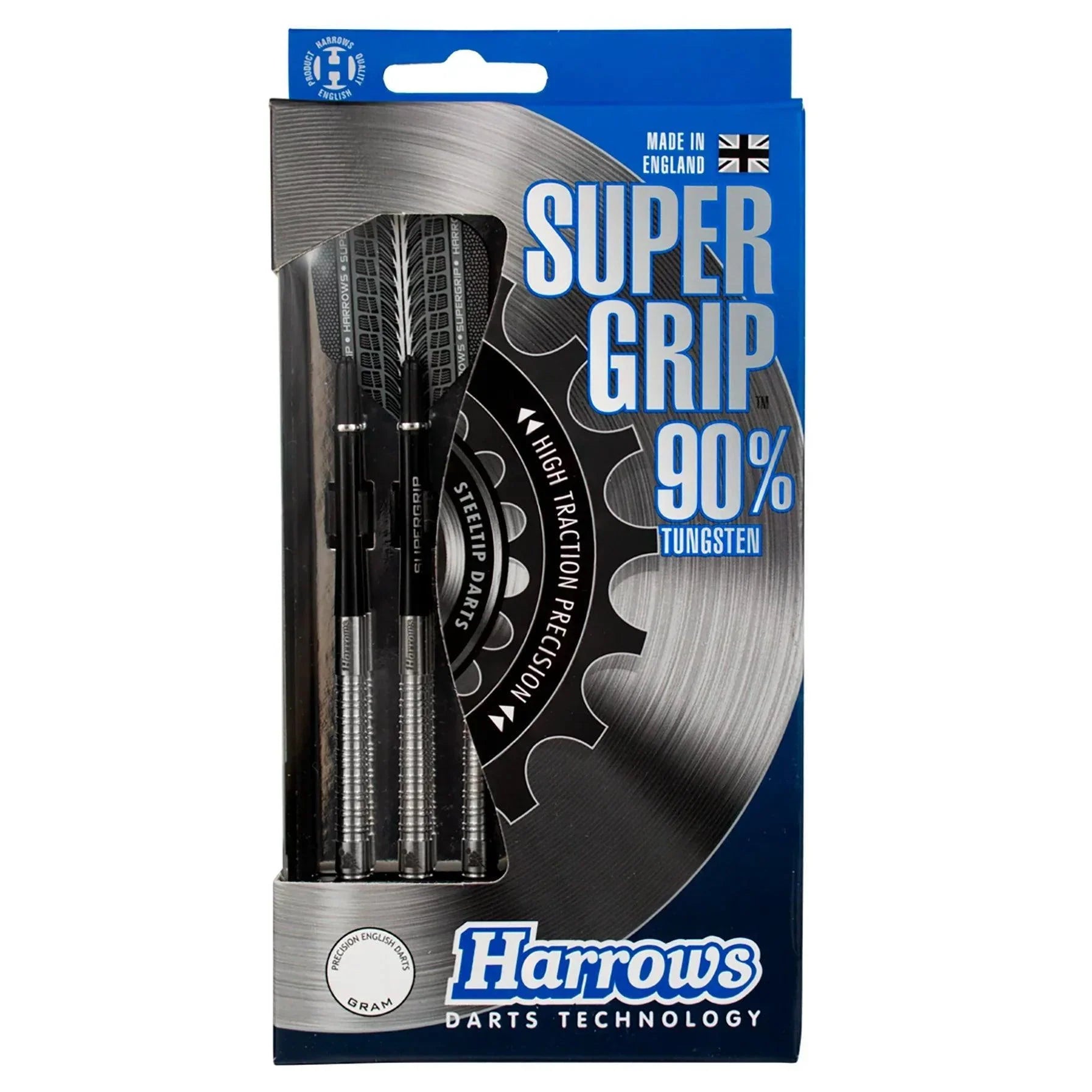 Harrows - Supergrip 90% - Steel Šípky - Direct Darts - 5