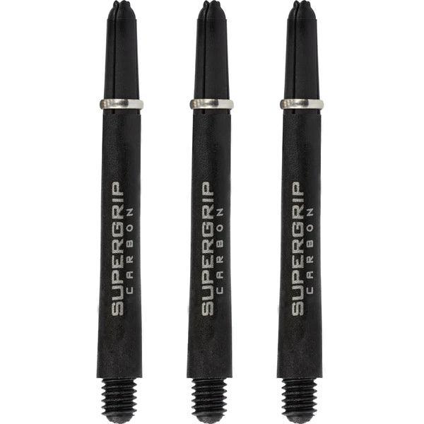 Harrows - Supergrip Carbon Strieborná - Násadky Na Šípky - Direct Darts - 4