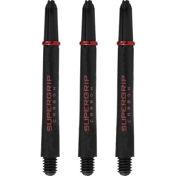Harrows - Supergrip Carbon Červená - Násadky Na Šípky - Direct Darts - 4