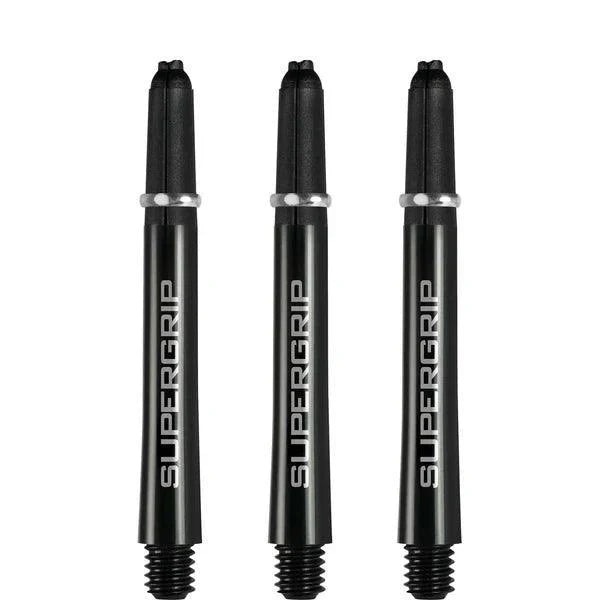 Harrows - Supergrip Černá/Strieborná - Násadky Na Šípky - Direct Darts - 3