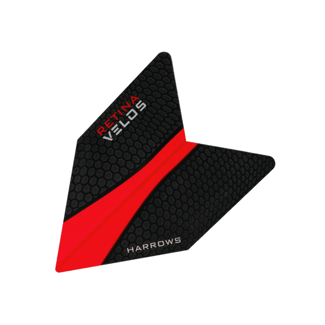 Harrows - Velos Retina V2 Červená - 100 Mikron - Letky Na Šípky - Direct Darts - 1