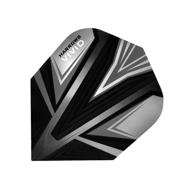 Harrows - Vivid Šedá - 100 Mikron - Letky Na Šípky - Direct Darts - 1