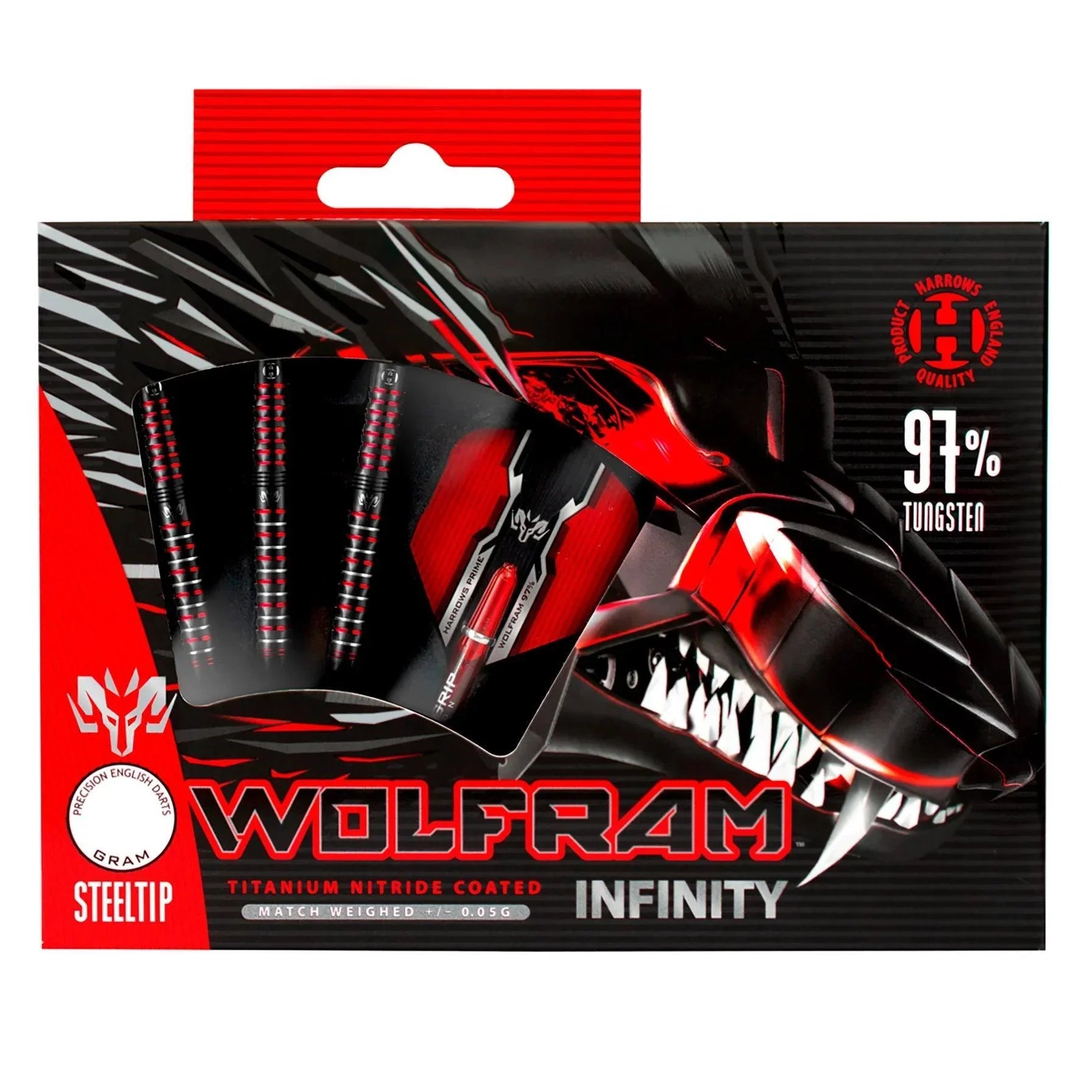 Harrows - Wolfram Infinity 97% - Steel Šípky - Direct Darts - 5