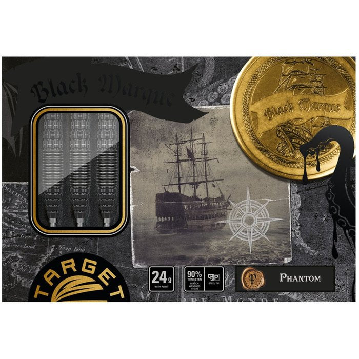 Target Japan - Black Marque Phantom - 90% - Steel Šípky - Direct Darts - 4