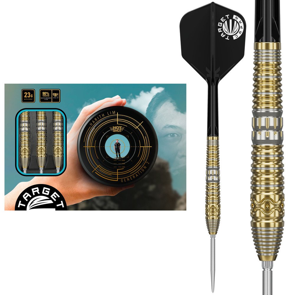 Target Japan - Hot Shot Gen2 - 90% - Steel Šípky - Direct Darts - 1