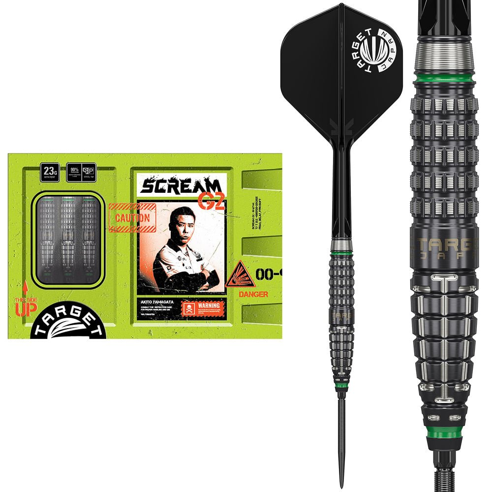 Target Japan - Prime Series Scream Gen2 - 90% - Steel Šípky - Direct Darts - 1