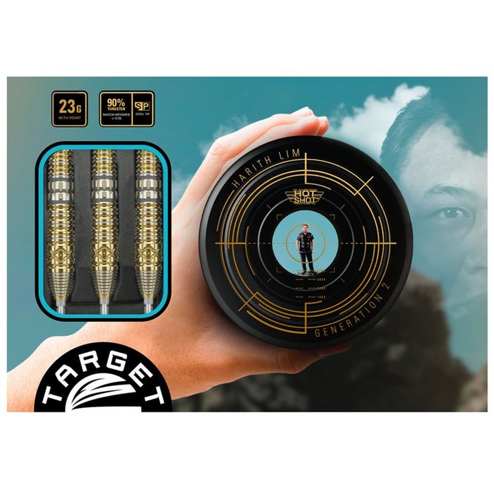 Target Japan - Hot Shot Gen2 - 90% - Steel Šípky - Direct Darts - 4