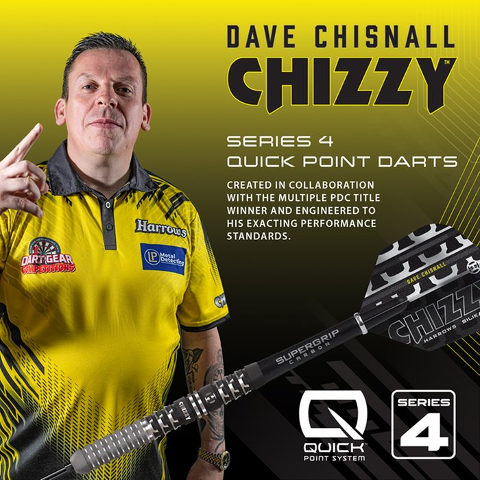 Harrows - Chizzy 90% Series 4 90% - Steel Šípky - Direct Darts - 5