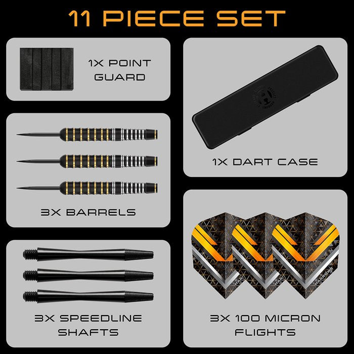 Harrows - Vulcan - Mosadzná - Steel Šípky - Direct Darts - 3